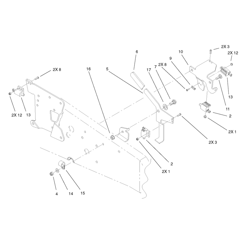 Parking Brake Upper Assembly