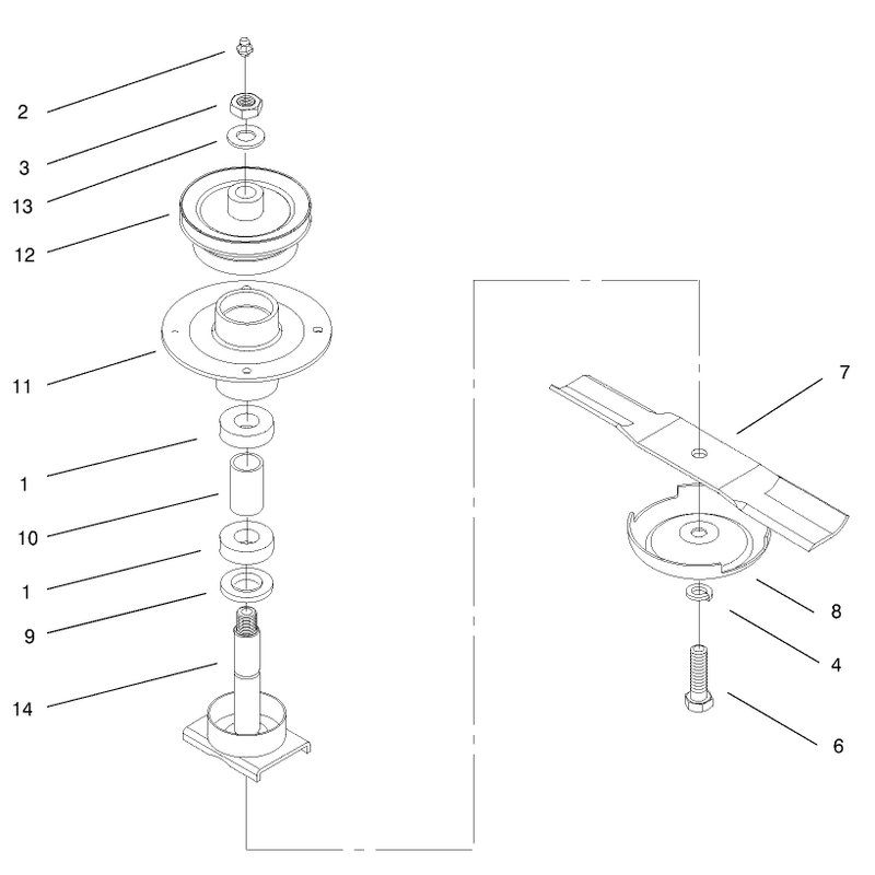 Spindle Assembly No 67-7600