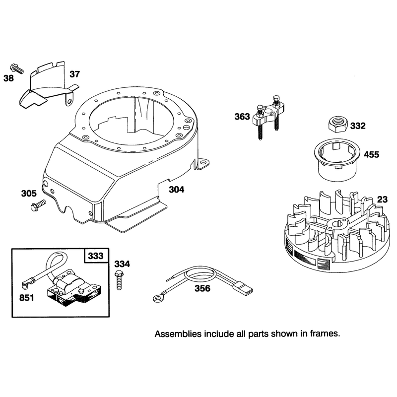Engine Briggs and Stratton Model 127802-0513-21