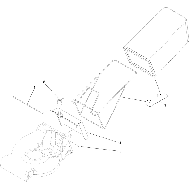 Rear Door and Bag Assembly