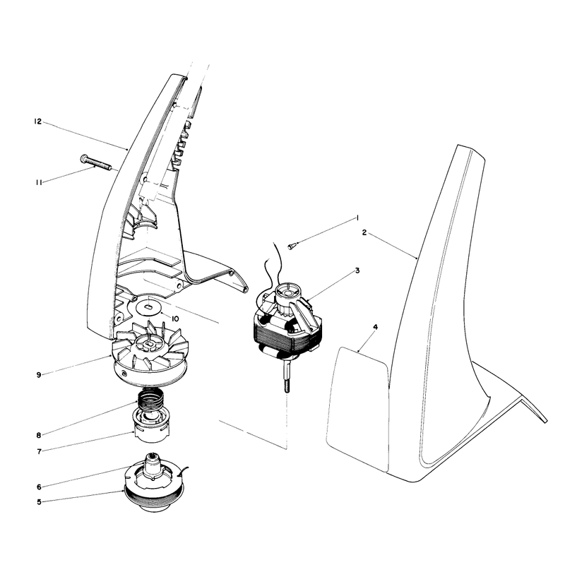 Motor and Housing Assembly