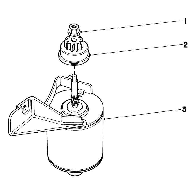 Starter Motor Model No 20660