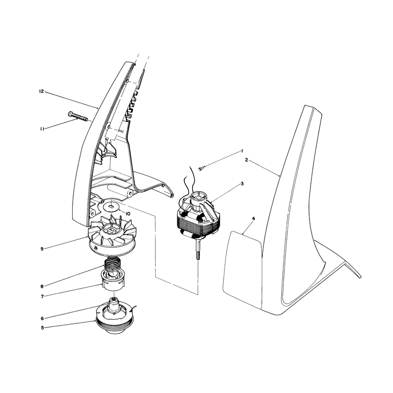 Motor and Housing Assembly