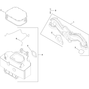 Air Intake and Filtration Assembly Kohler SV735-0011