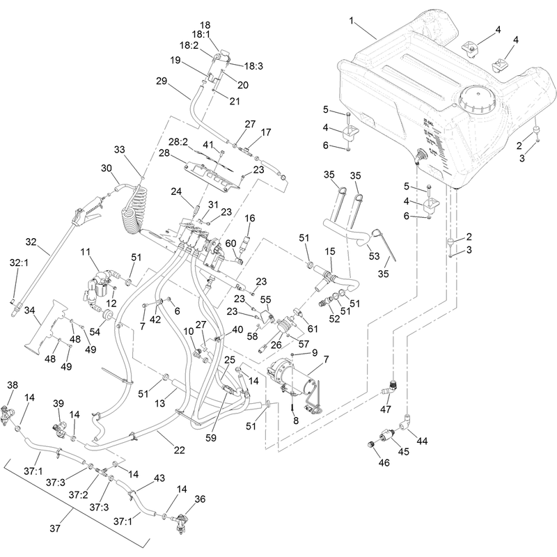 Spray System Assembly