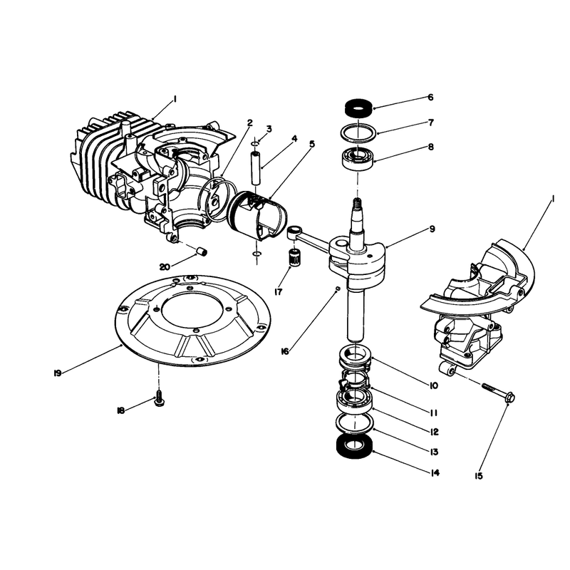 Crankshaft Assembly Engine No 47pf5 Engine No 47pg6