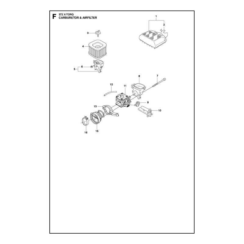 CARBURETOR AND AIR FILTER