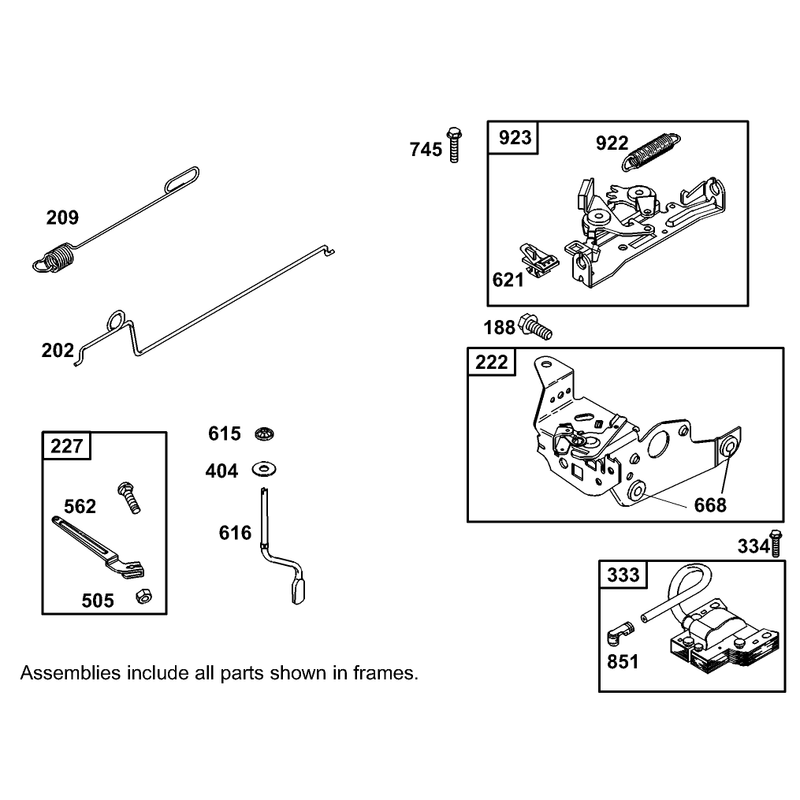 Governor Assembly Briggs and Stratton 12F802-1770-B1