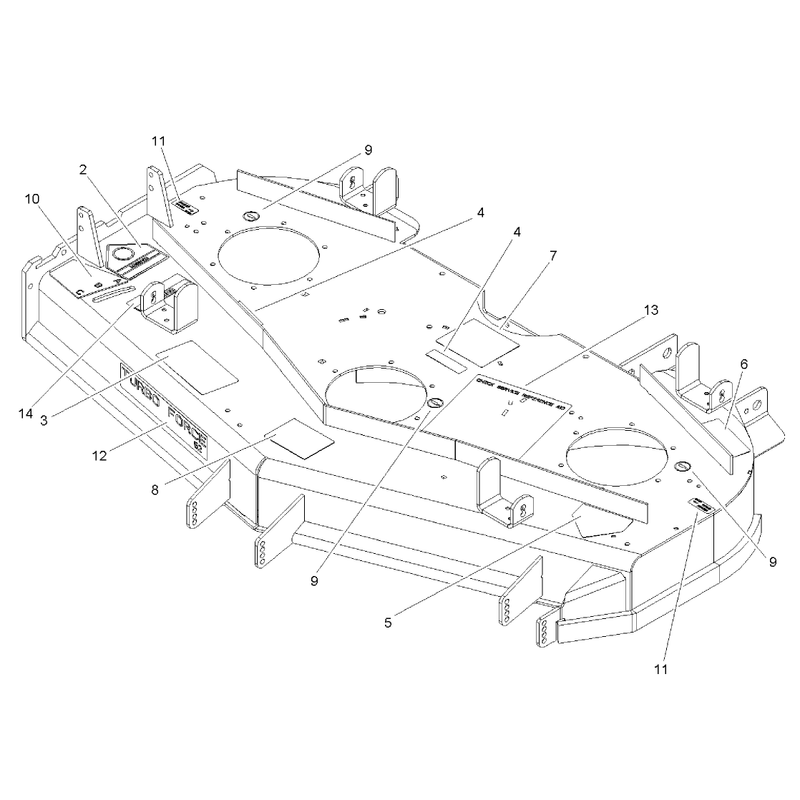 Deck Decal Assembly No 107-1623