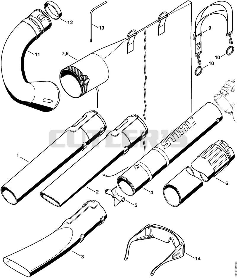 Nozzle, Vacuum attachment