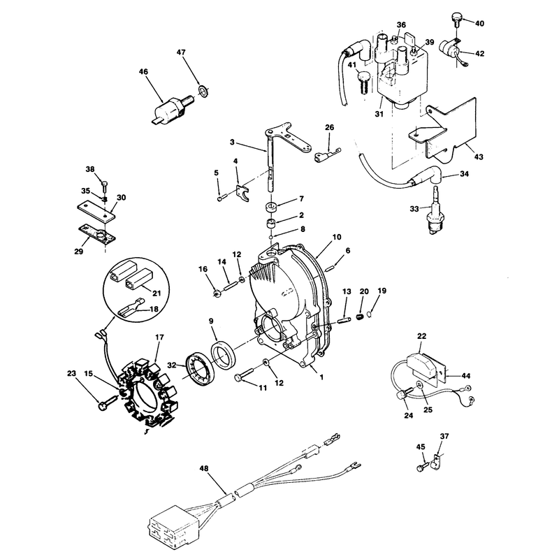 Gearcase and Ignition Controls