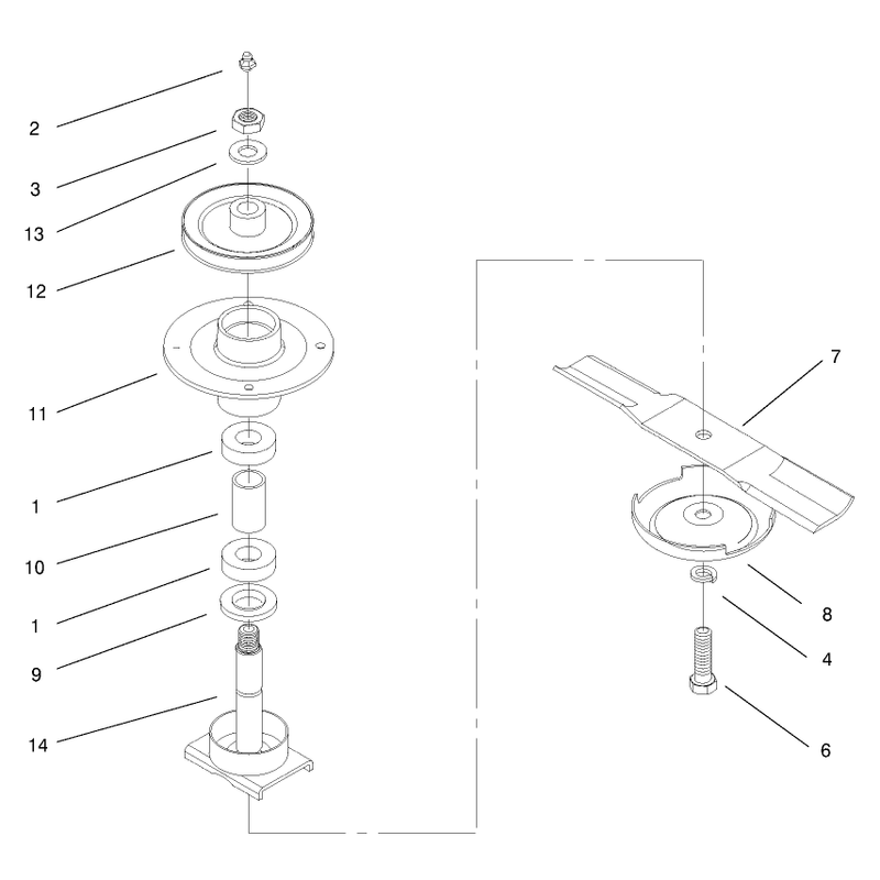 Spindle Assembly No 67-7660