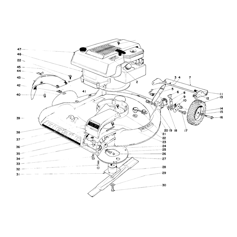 Housing and Engine Assembly Model 16222