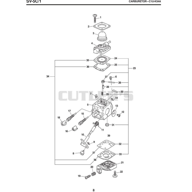 /1 Carburetor--C1U-K54A