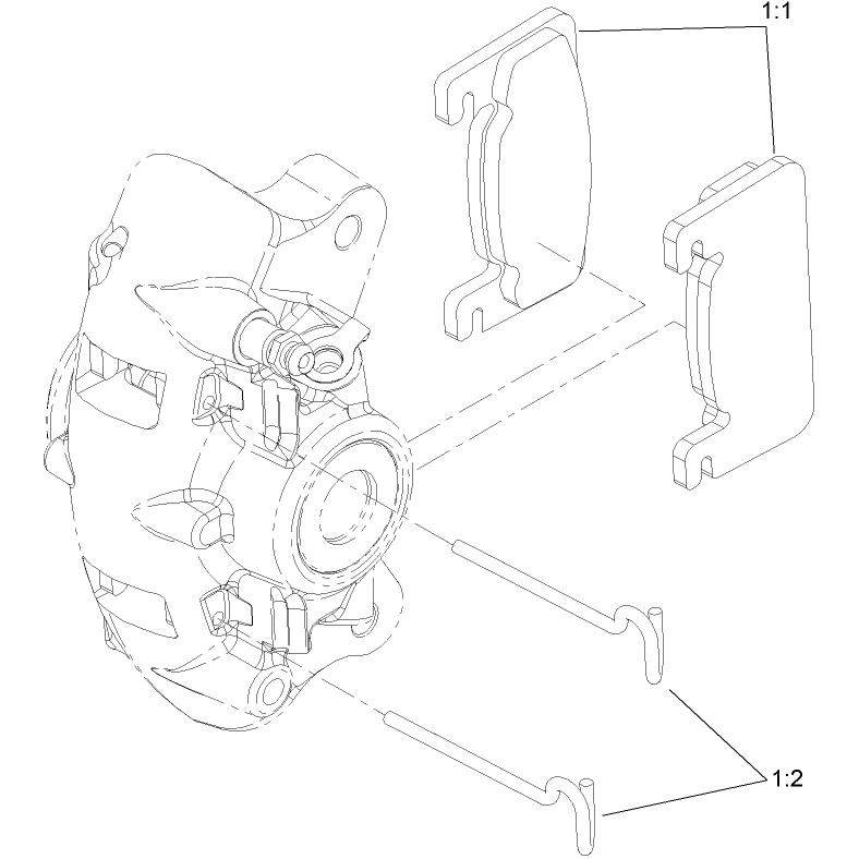Right Hand Caliper Assembly No 107-0362
