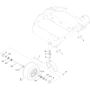 Caster Wheel Update Kit No 127-0302
