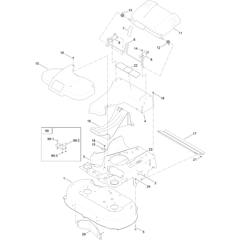 Deck and Frame Assembly