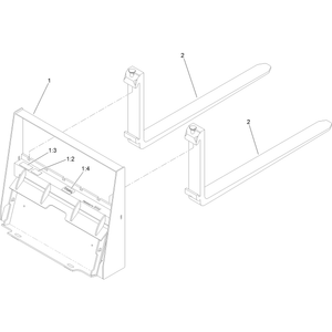 30in Pallet Fork Assembly