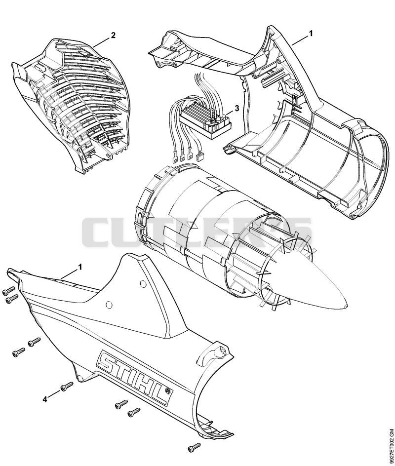 Fan housing, electronic module