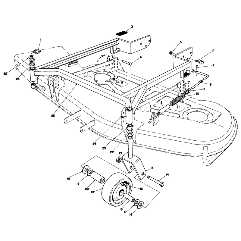 52in Carrier Frame Model No 30152