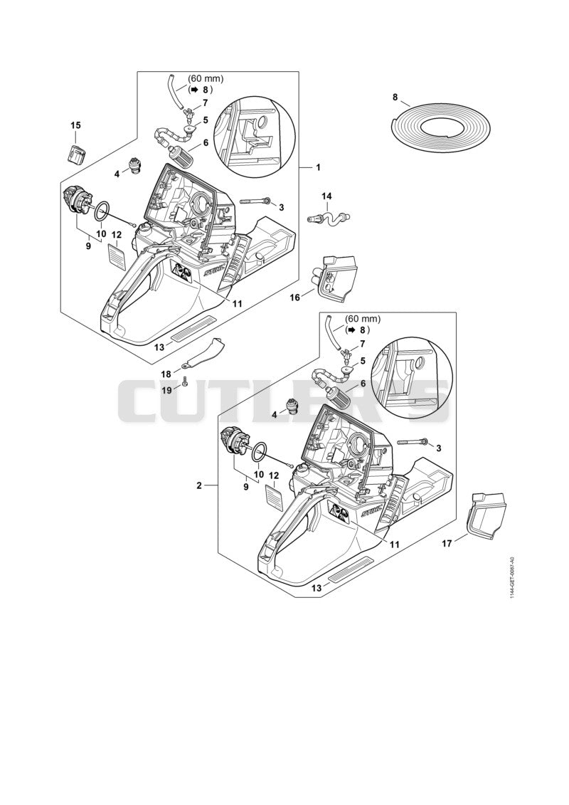 Tank housing
