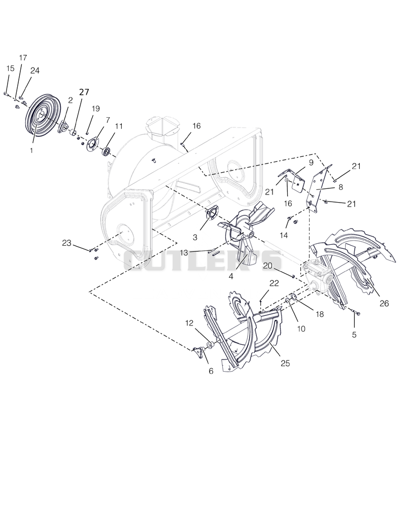 Auger And Impeller - 30"