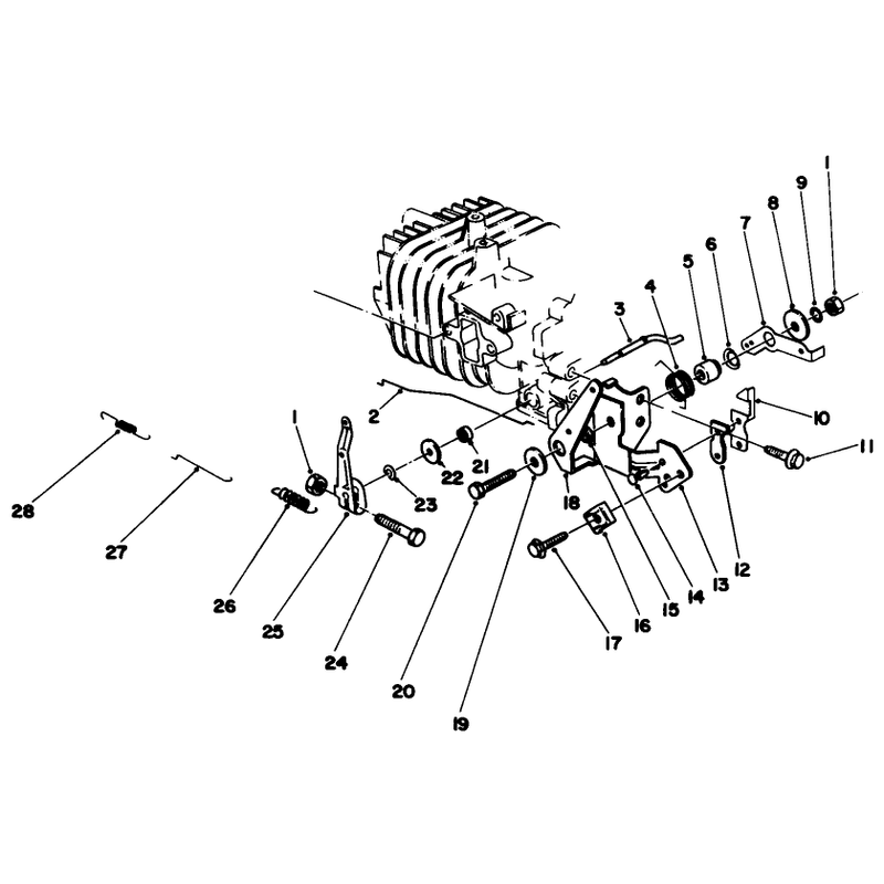 Governor Assembly Machine Serial No 6000001 Thru 6003540