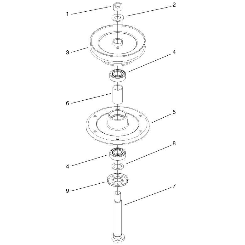 Spindle Housing Assembly No 104-6315