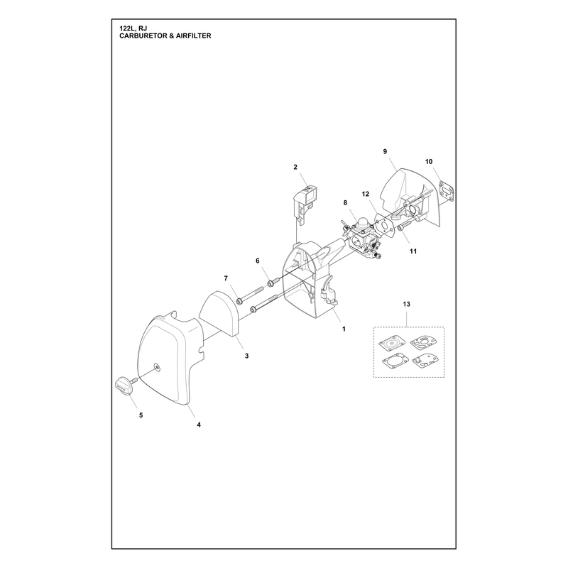CARBURETOR AND AIR FILTER