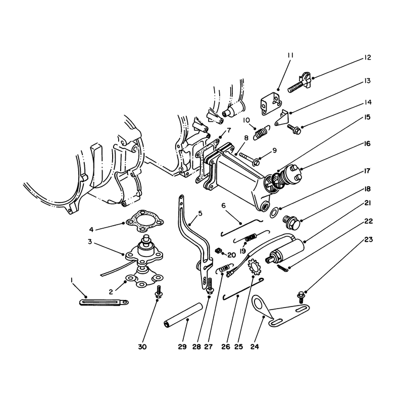 Throttle Control and Governor Assembly
