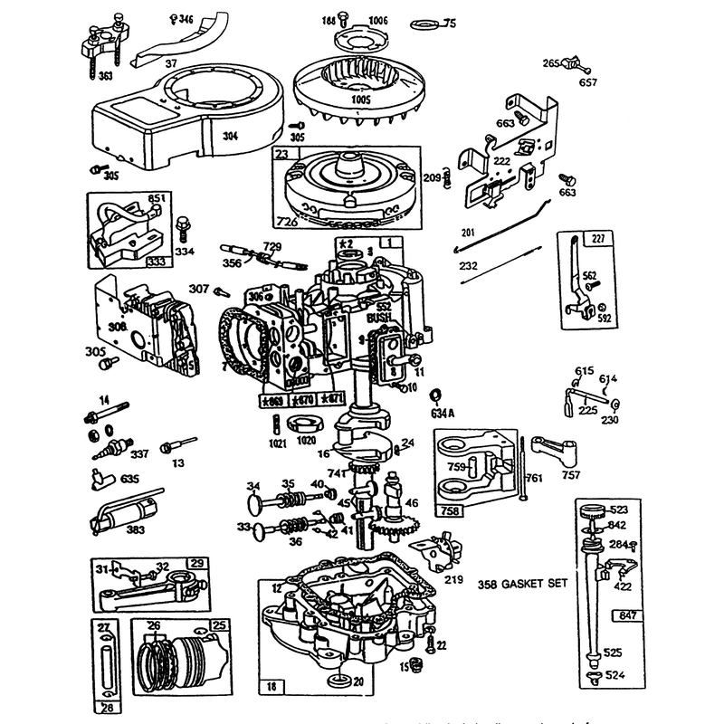 Briggs and Stratton Model No 286707-0119-01