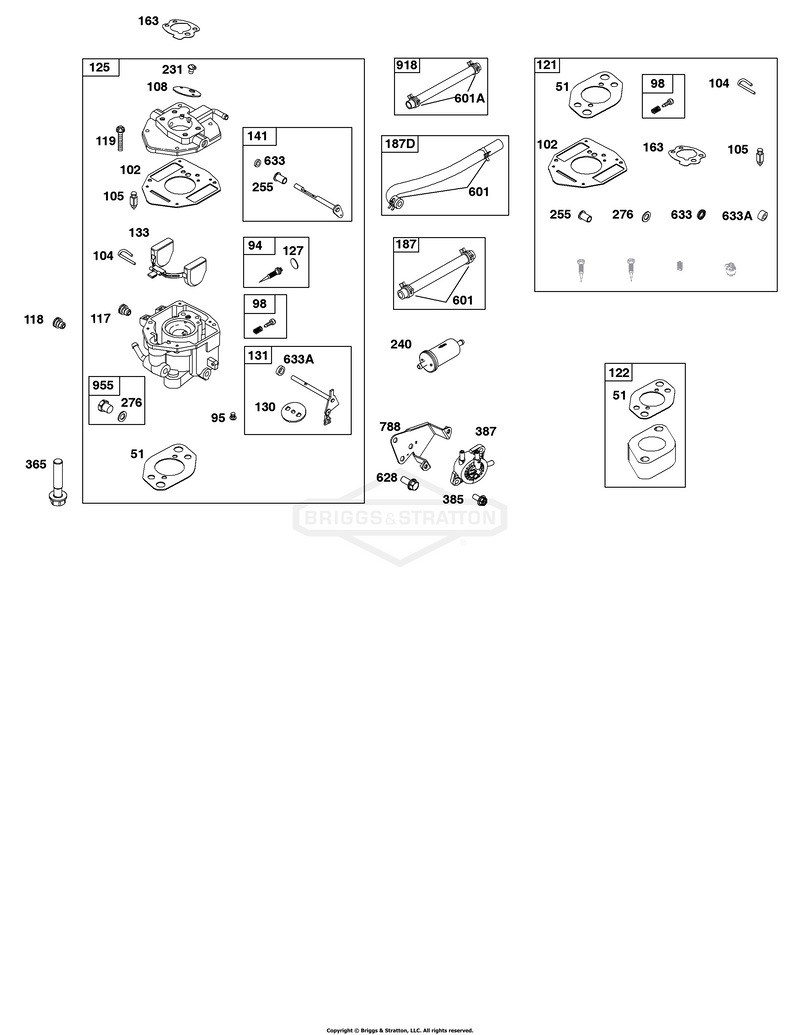 Carburetor and Fuel Supply Group