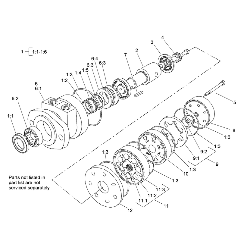 Hydraulic Motor Assembly No 105-4573
