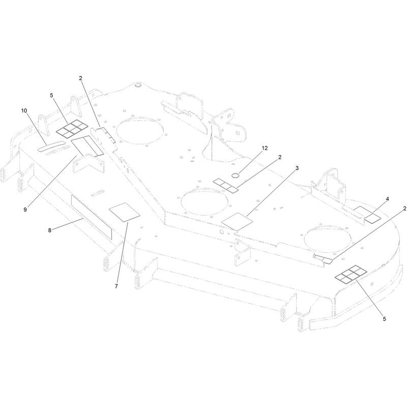Deck Decal Assembly No. 112-4180
