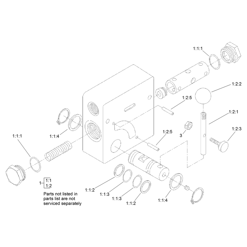 Hydraulic Valve Assembly No 104-4221