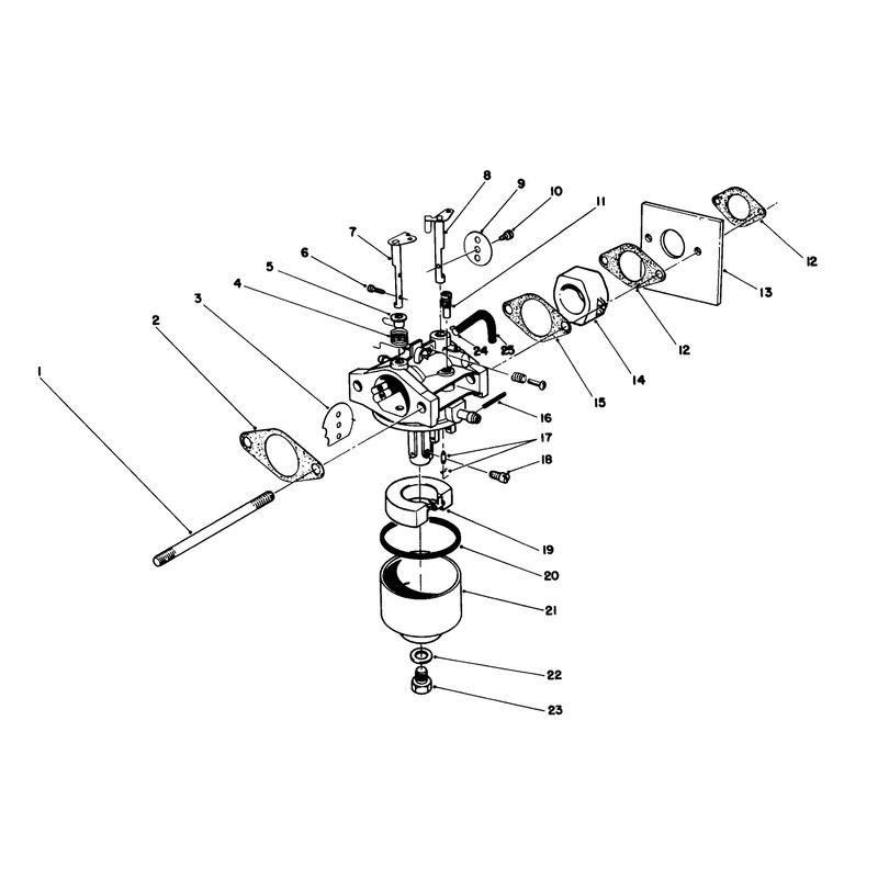 Carburetor Assembly Model No 47ph7