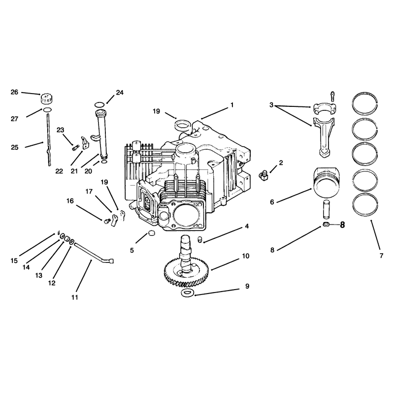 Crankcase Kohler Engine Cv18s Ps 61521