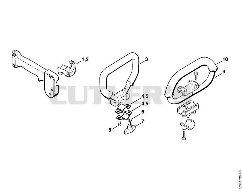 Drive tube assembly, Loop handle