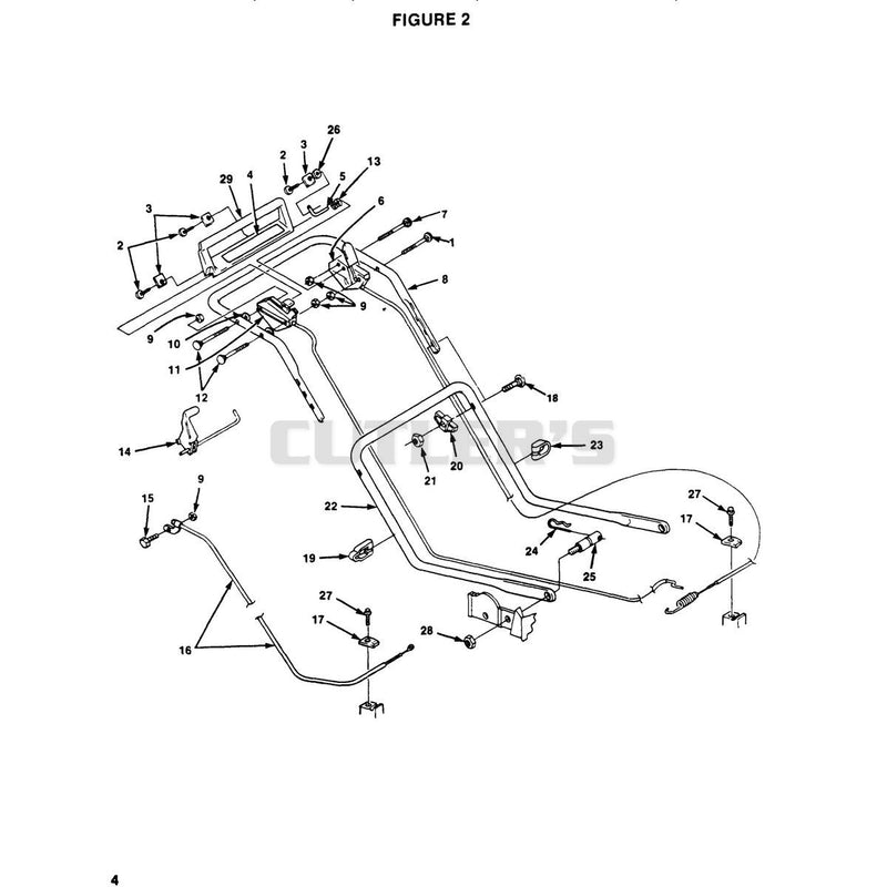 Handles, Throttle, Drive Lever, Engine Brake Lever, Cables
