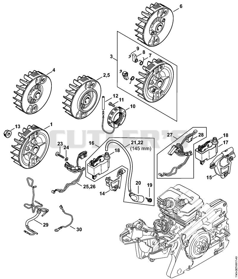 Ignition system, Wiring harness