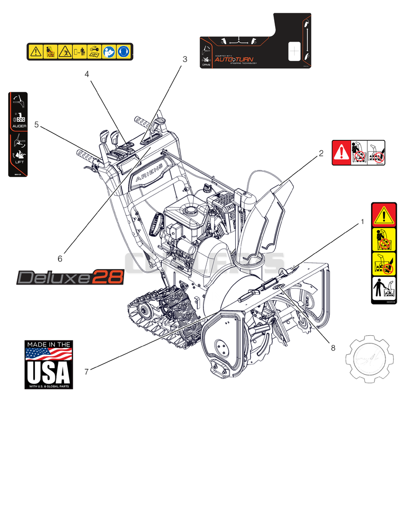 Decals - 28" CE Track