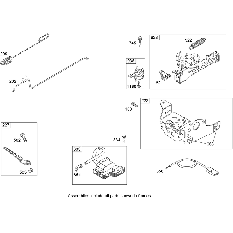 Governor Assembly Briggs and Stratton 126T07-0204-E1