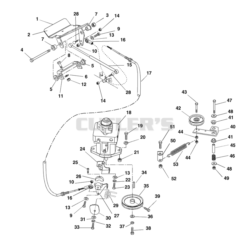 Transmission, Direction Control And Idler