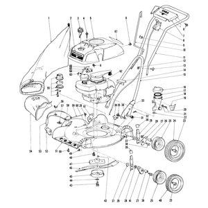 19in and 21in Hp Mower Drawing