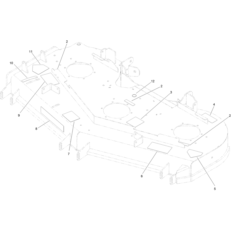 Deck Decal Assembly No. 112-4180