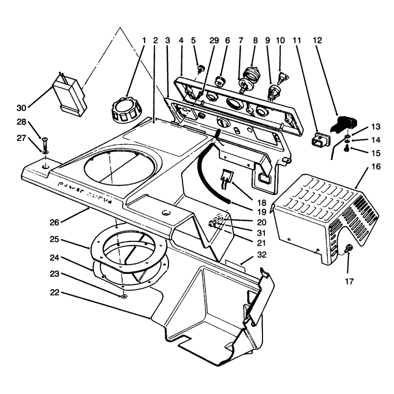 Control Panel & Shrouding Assembly