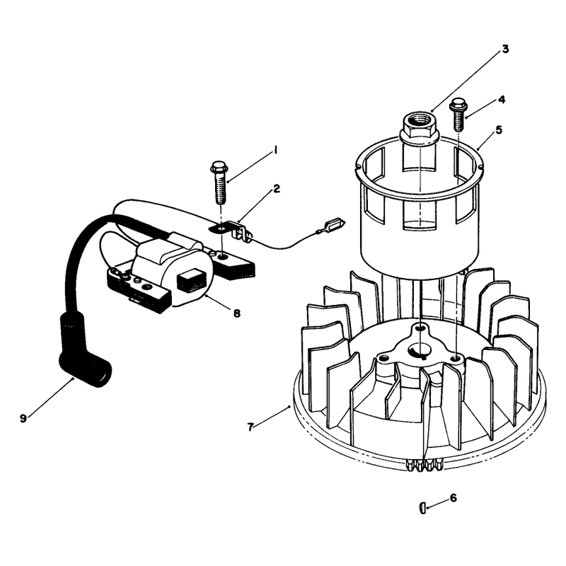 Magneto and Flywheel Assembly