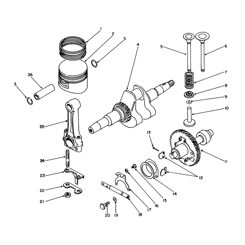 Crankshaft and Camshaft