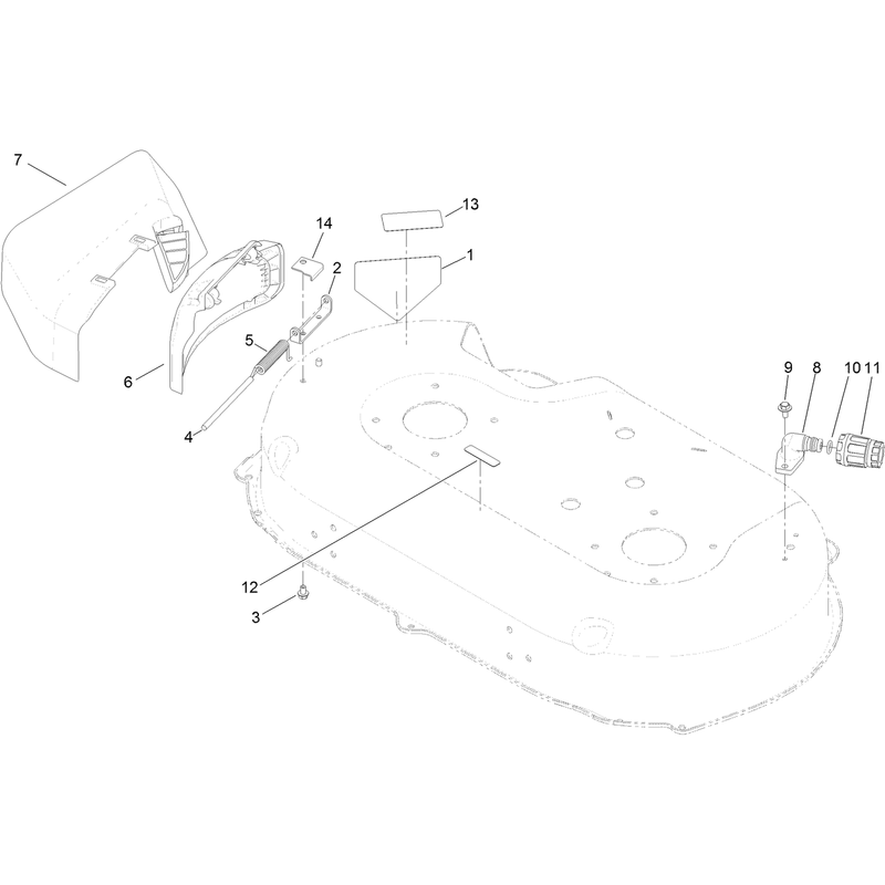 Side Discharge Chute Assembly