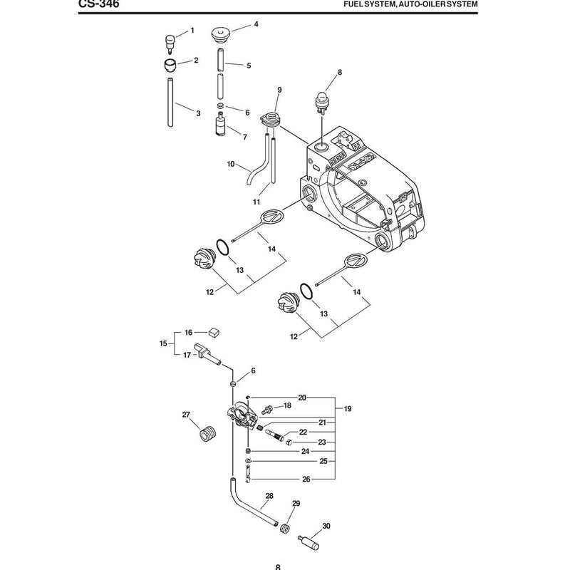 FUEL SYSTEM, AUTO-OILER SYSTEM